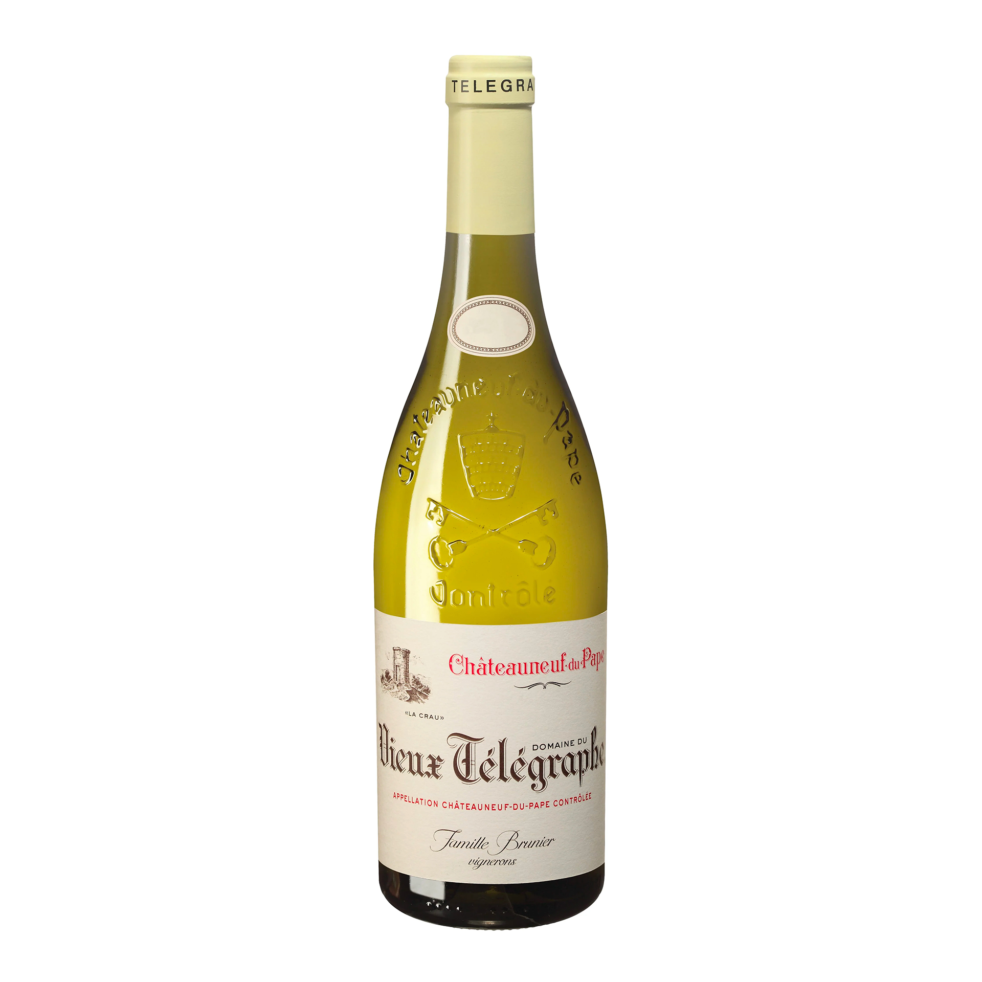 1998 Domaine du Vieux Telegraphe Chateauneuf du Pape La Crau Blanc
